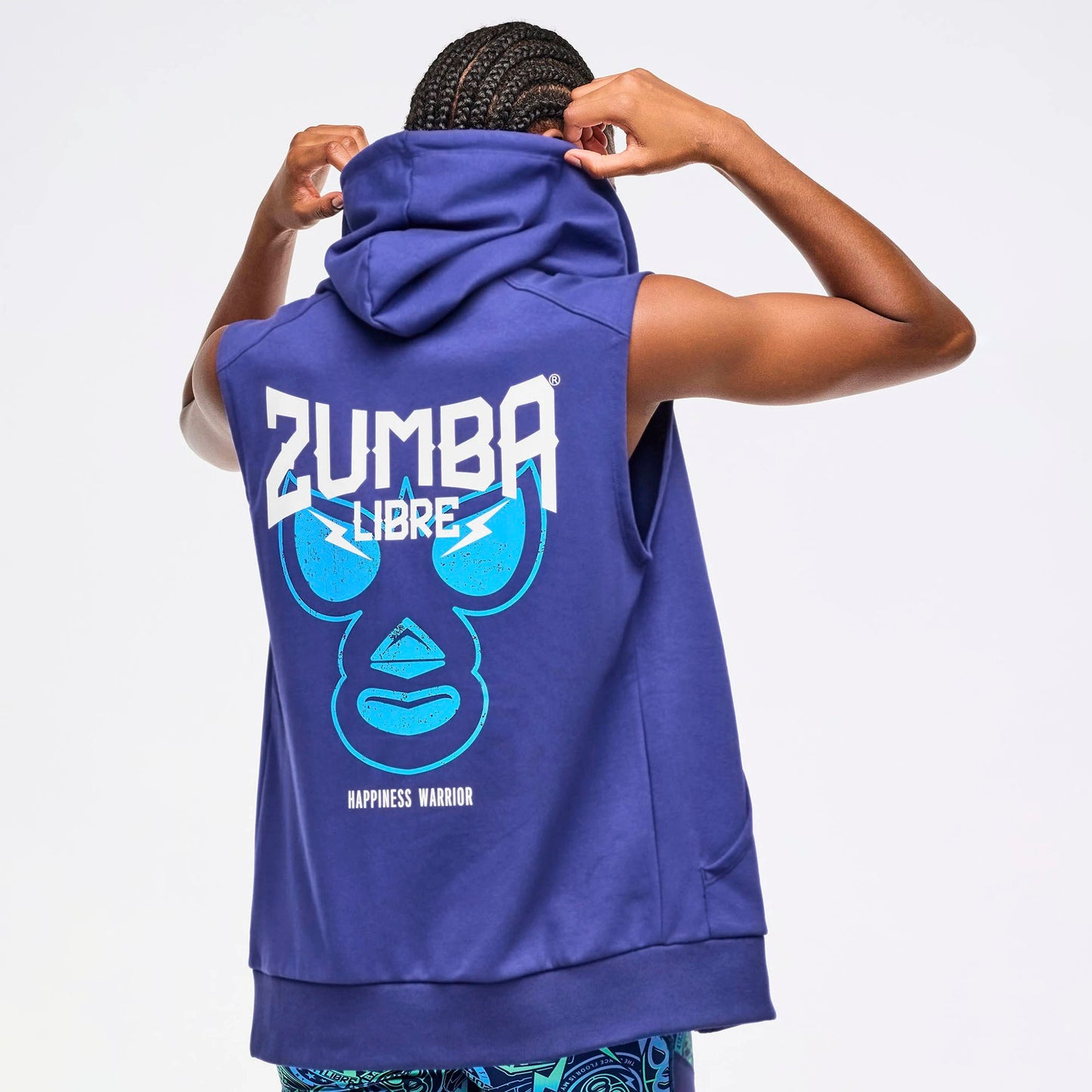 Zumba Libre Men's Sleeveless Zip-Up Hoodie