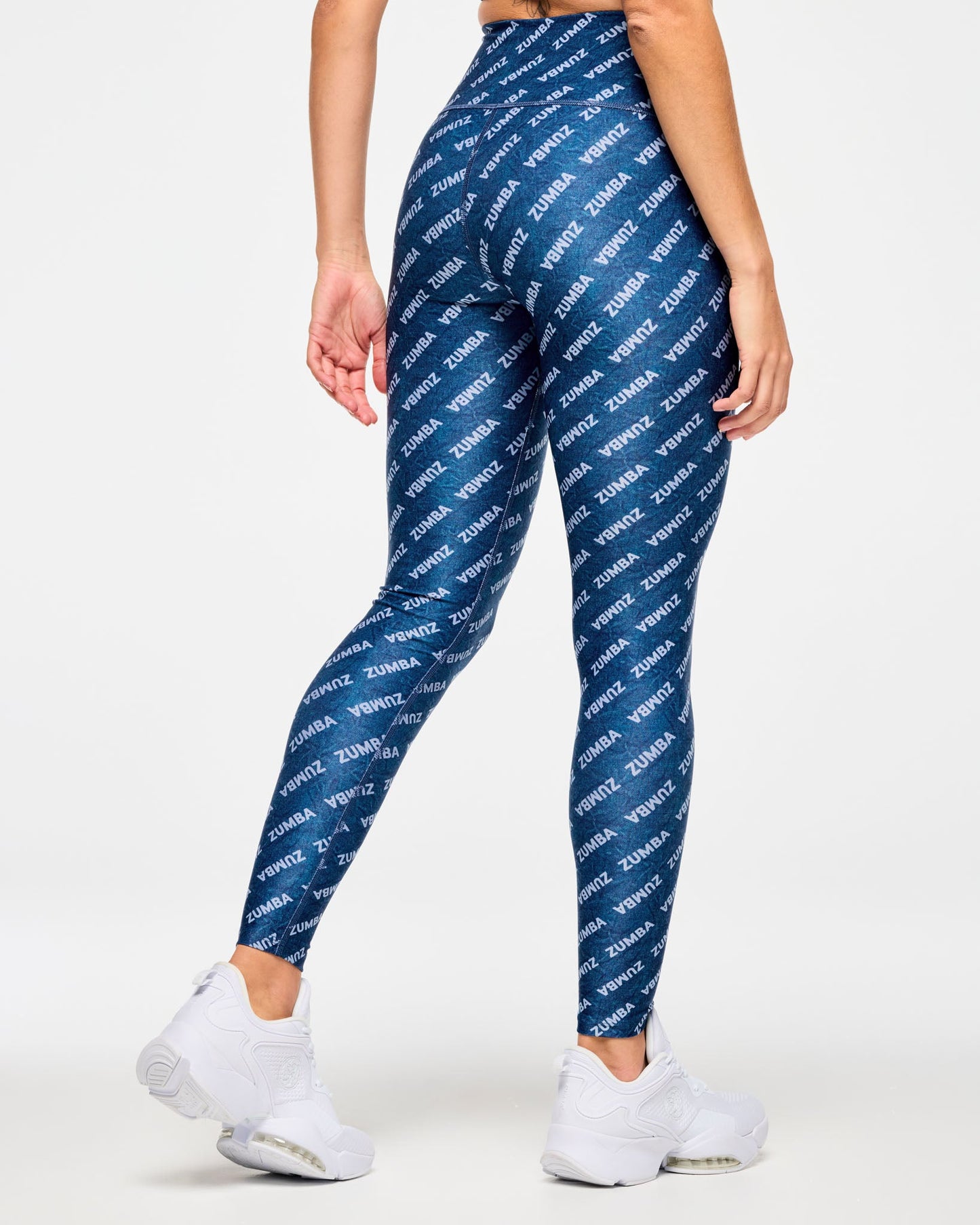 Blue Jean High Waisted Ankle Leggings