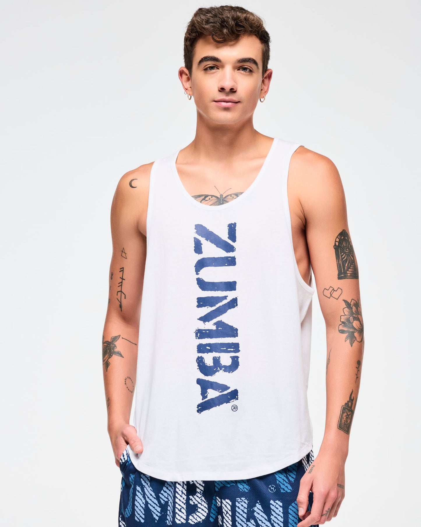 Blue Jean Men's Open Neck Tank