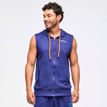 Zumba Libre Men's Sleeveless Zip-Up Hoodie