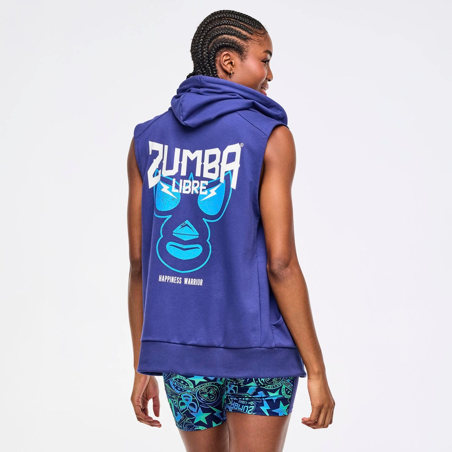 Zumba Libre Men's Sleeveless Zip-Up Hoodie