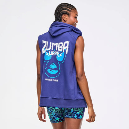 Zumba Libre Men's Sleeveless Zip-Up Hoodie