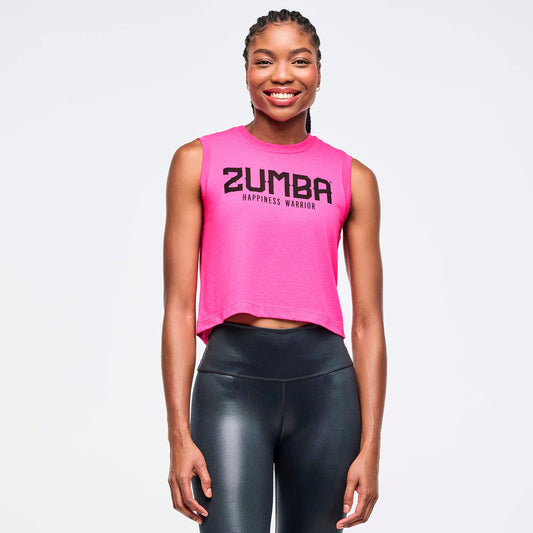Zumba Libre Crew Neck Crop Tank