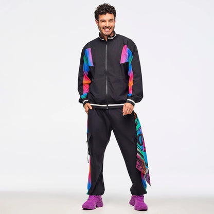 Zumba Libre Men's Oversized Dolman Track Jacket