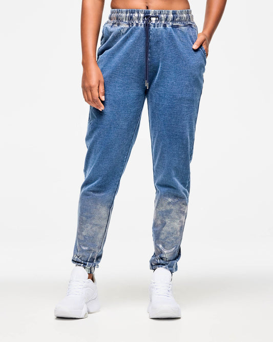 Blue Jean Knit Pants  4.0