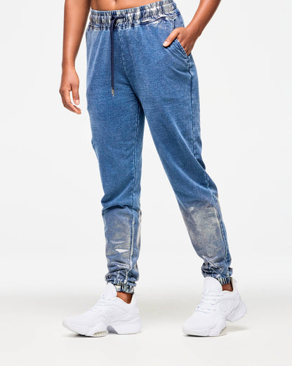 Blue Jean Knit Pants  4.0
