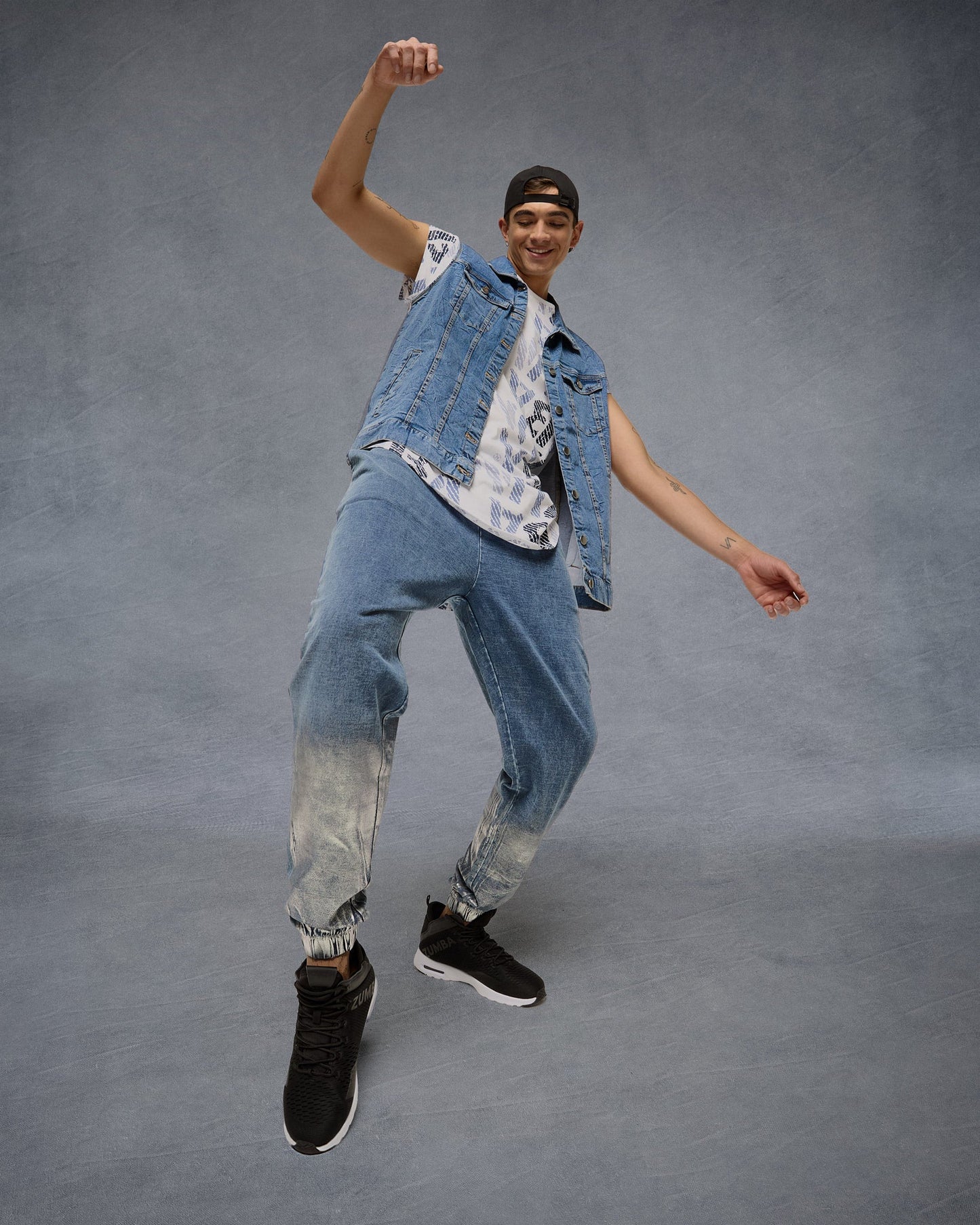 Blue Jean Knit Pants  4.0