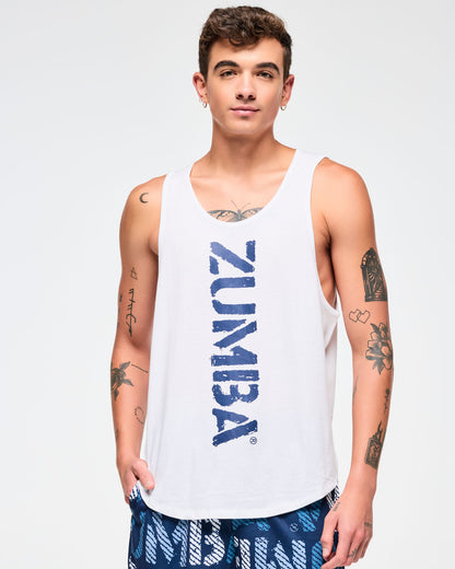 Blue Jean Men's Open Neck Tank