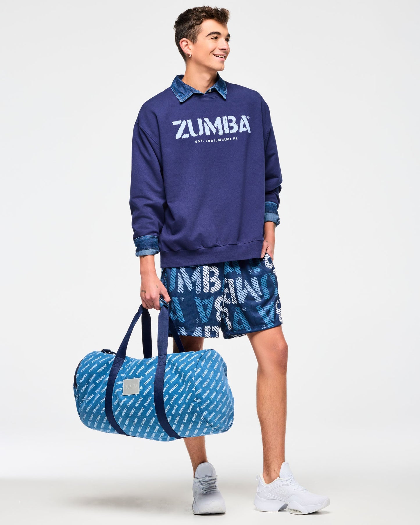 Blue Jean Duffle Bag