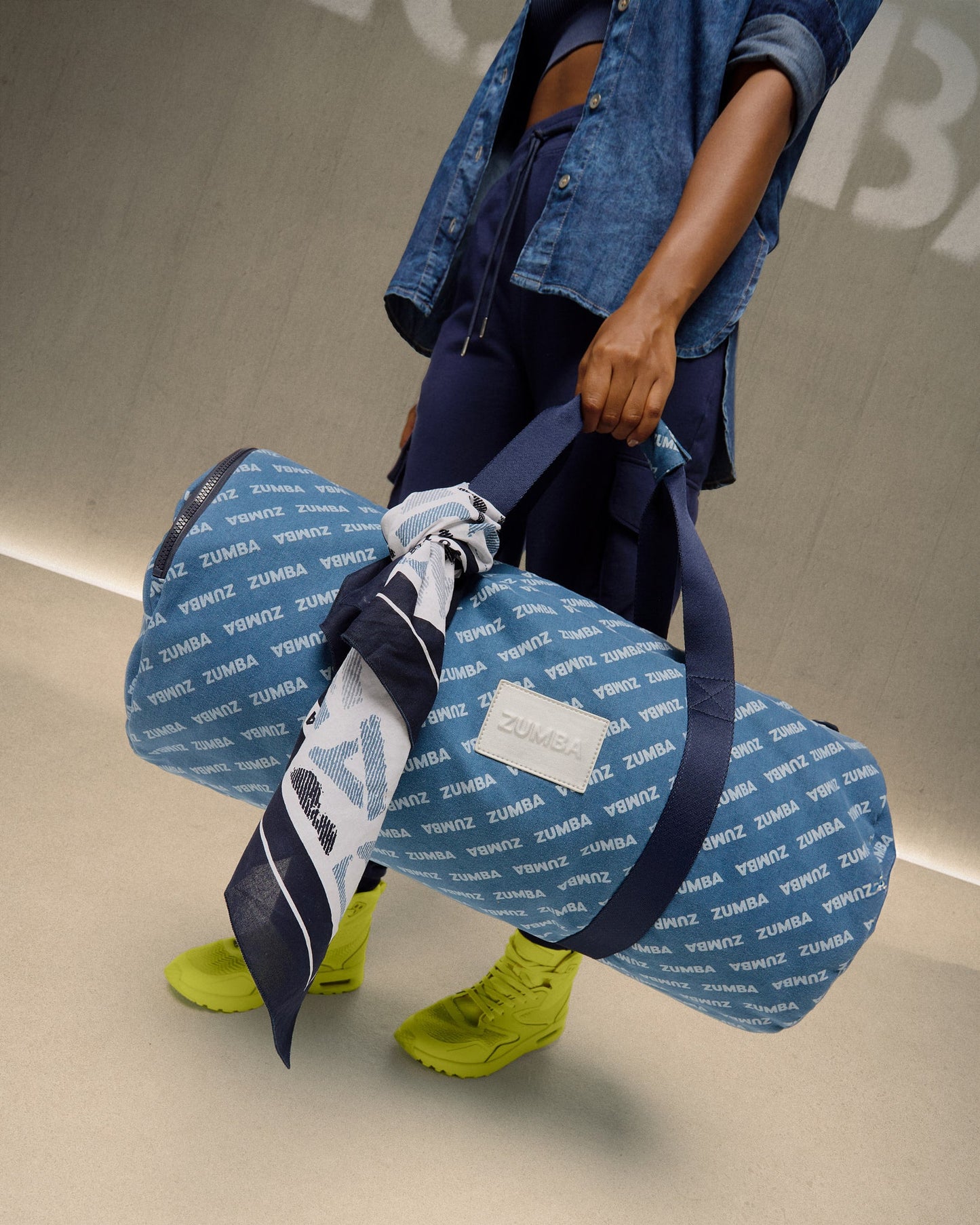 Blue Jean Duffle Bag
