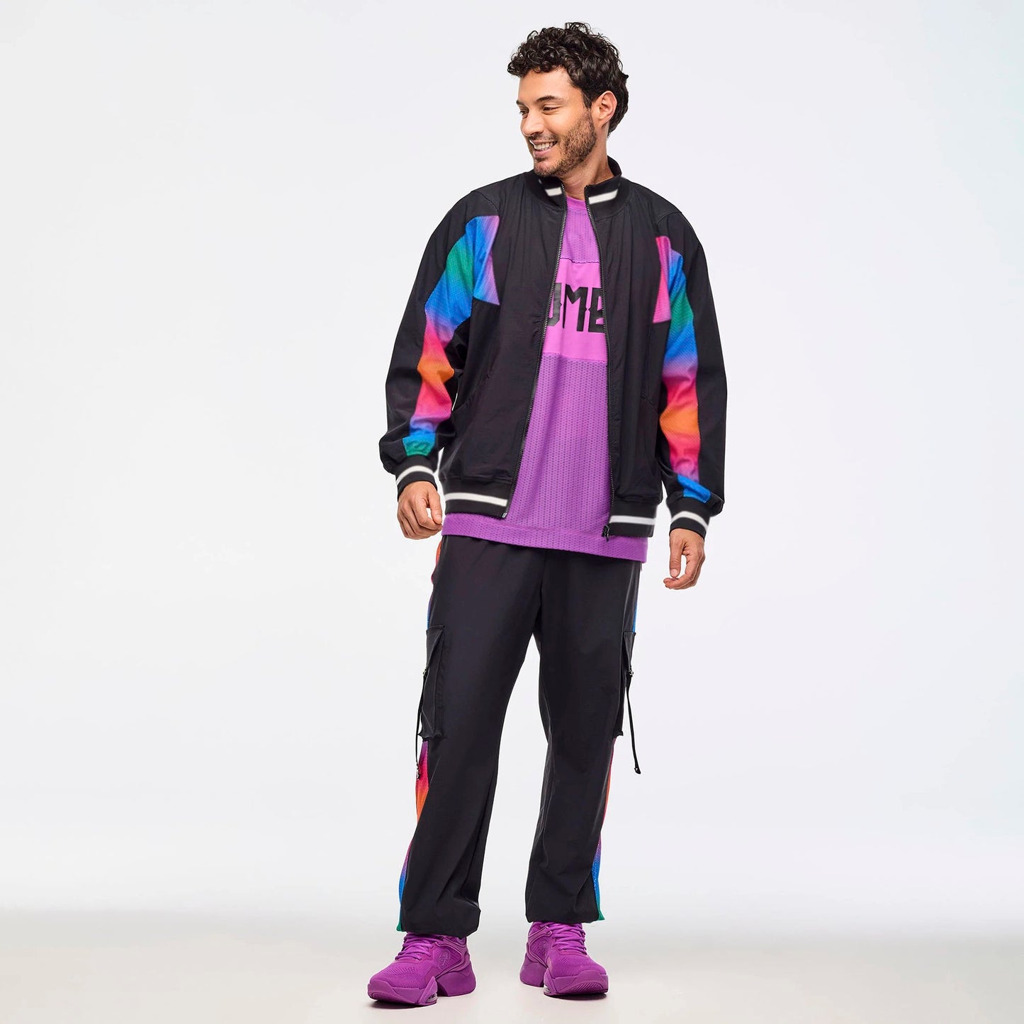Zumba Libre Men's Oversized Dolman Track Jacket