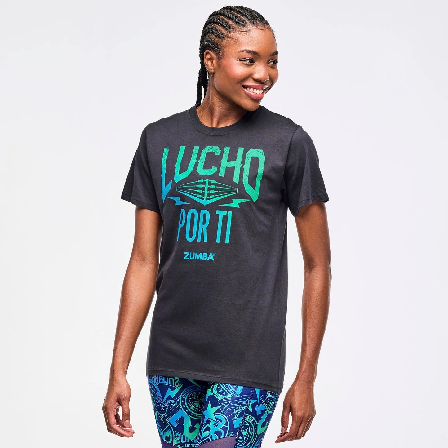 Zumba Libre Crew Neck Tee 2.0 - Bold Black
