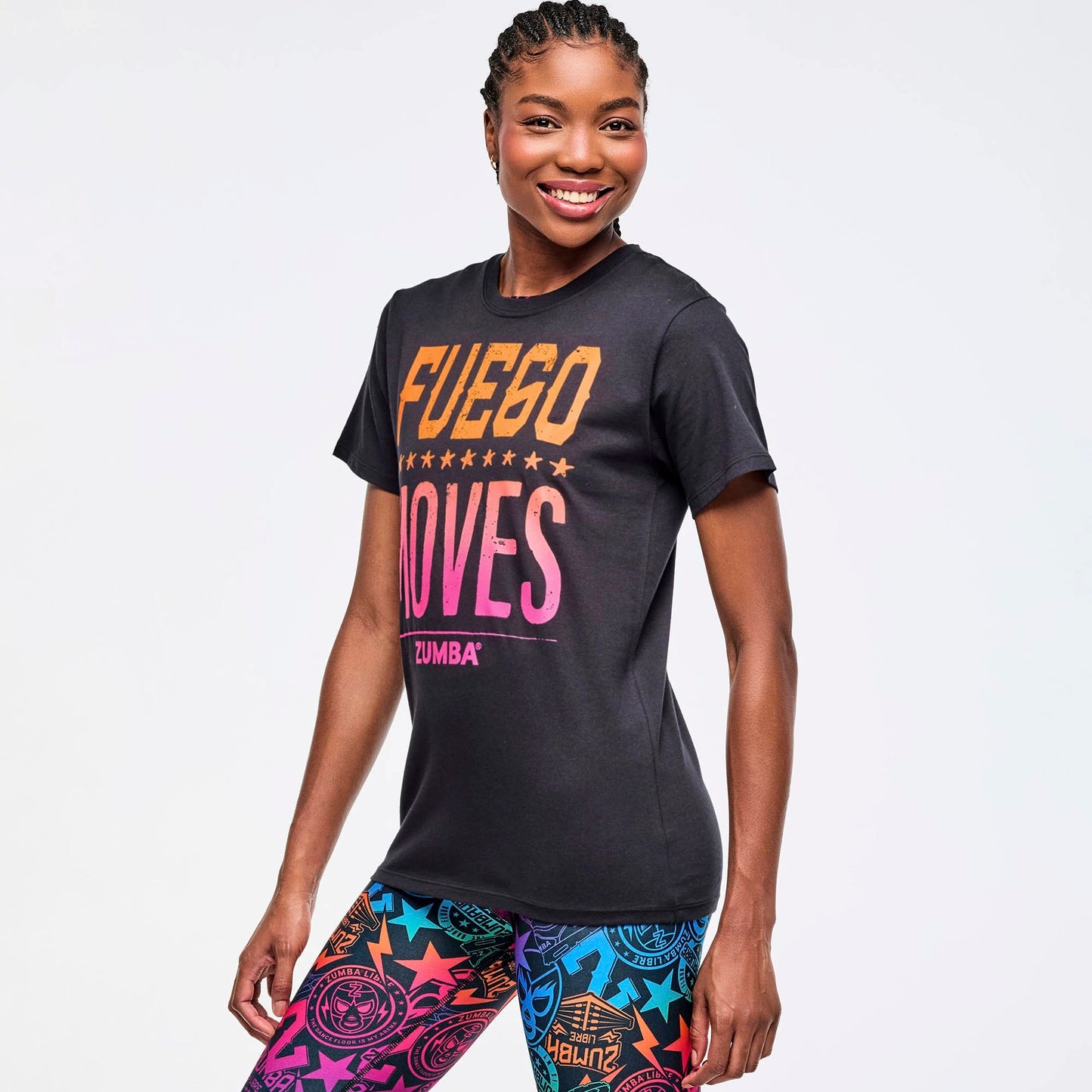 Zumba Libre Crew Neck Instructor Tee - Bold Black