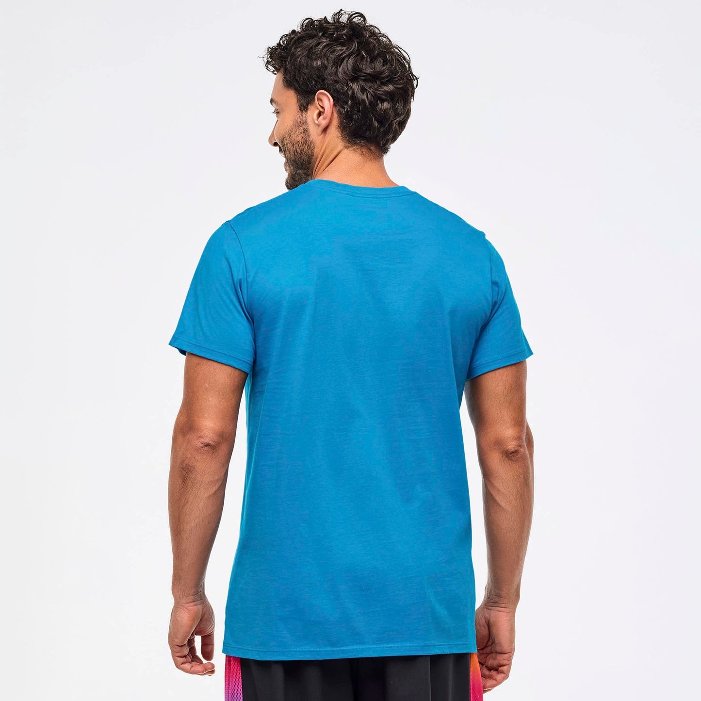 Zumba Libre Crew Neck Tee - Peek-A-Blue