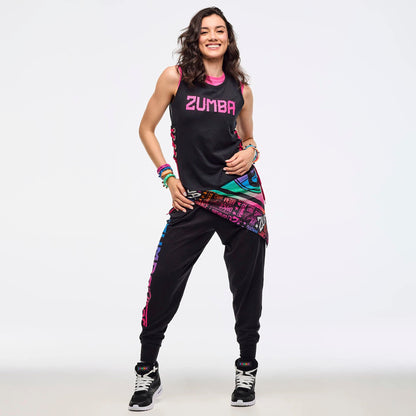 Zumba Libre Tank With Lace Up Detail